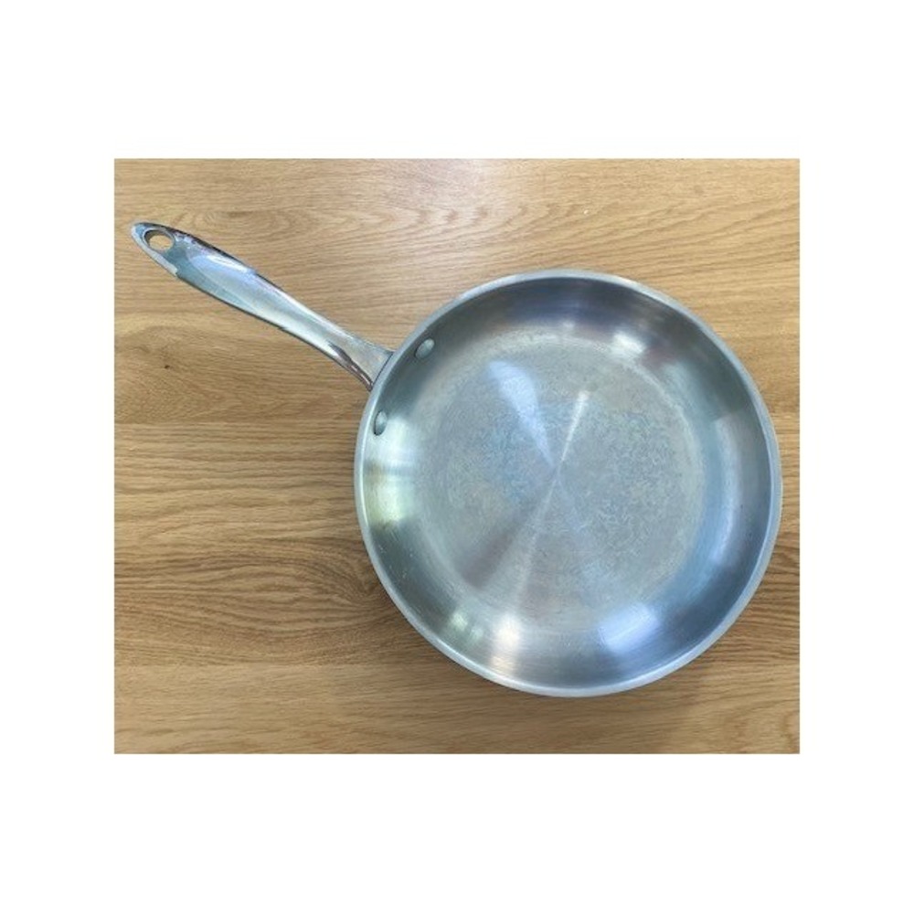 Wolfgang Puck Omelet Pan 10 Inch Silver Good Stainless Steel Café Collection